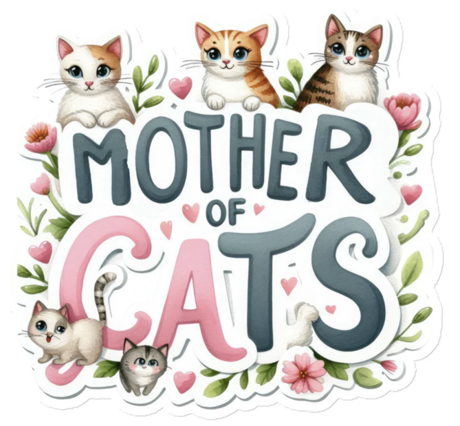 Mother of Cats Magnet